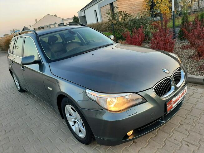 BMW 525 2.5i 218PS NAVI SKÓRA MANUAL Rata600zl Śrem - zdjęcie 5