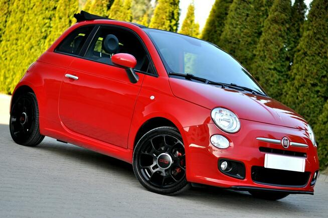 Fiat 500 900 85KM TwinAir Cabrio Klima Pdc Płock - zdjęcie 1