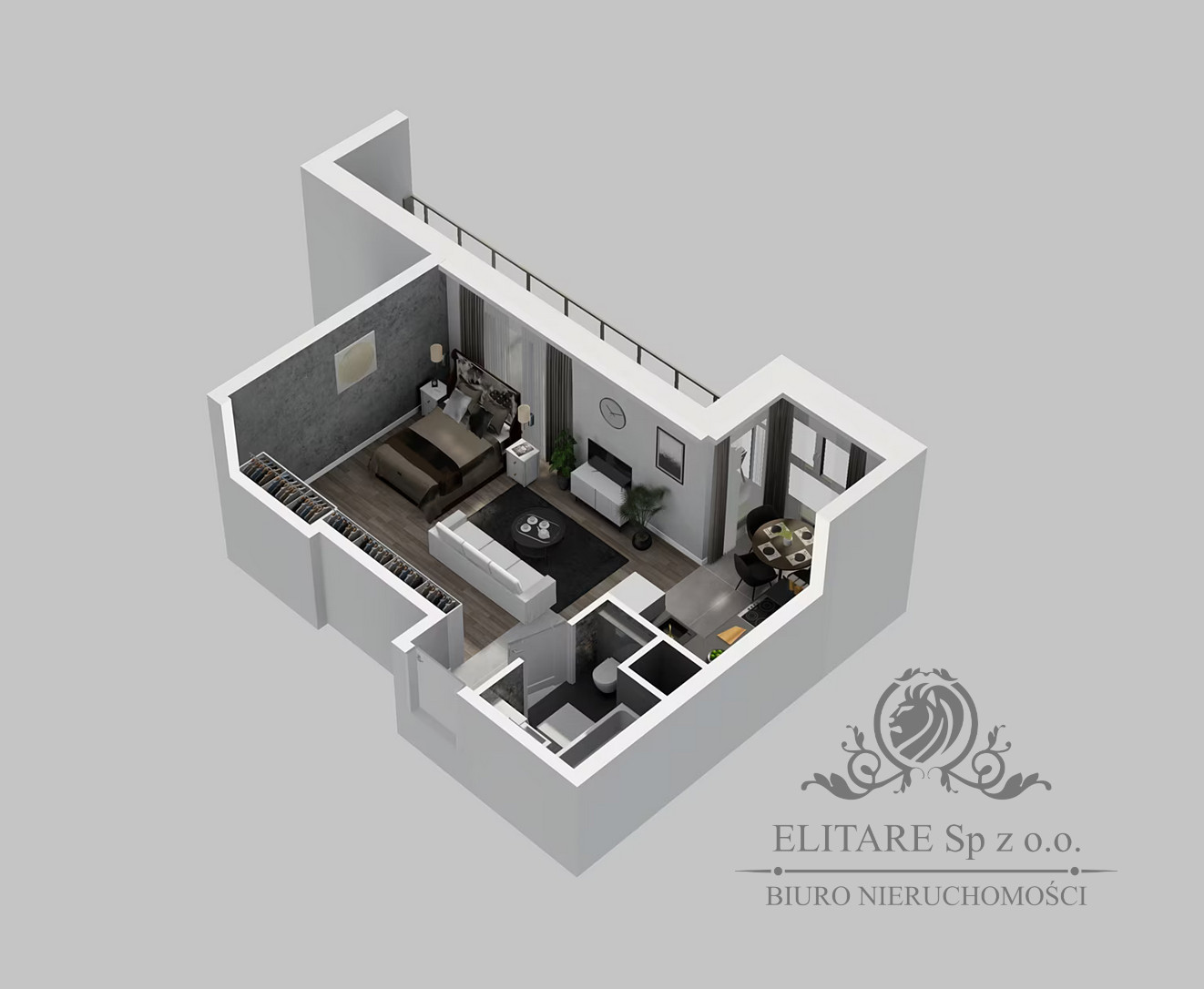 Mieszkanie 1pok. o pow 32,70m2 z loggią 15,27m2/ Reymonta Wrocław Wrocław - zdjęcie 5