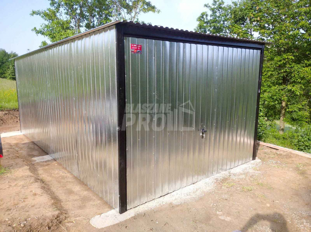 Garaż blaszany 3x5 Brama - ocynk - spad w tył GP188 Jelenia Góra - zdjęcie 5