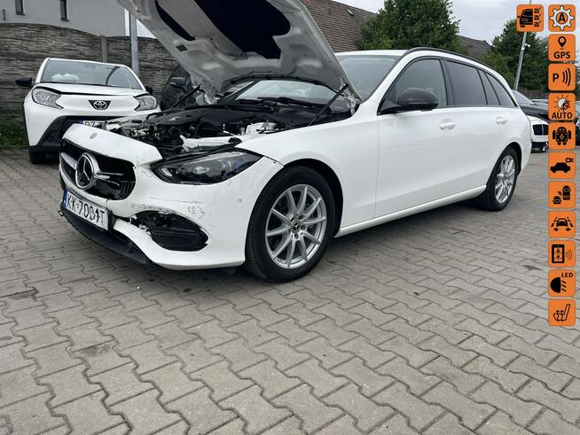 Mercedes C 220 mHEV Pamięć Skóra Kamera Digital LED Podgrzewanie 200KM Gliwice - zdjęcie 1