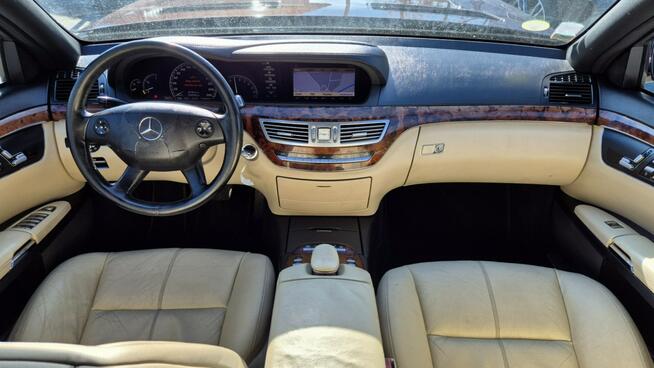 Mercedes S 350 3.5 272KM Biała skóra brązowy metalik Świętoszówka - zdjęcie 10