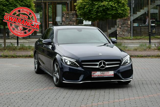 C 220d XI.2017r. AMG line 181tkm Skóra NAVi Kamera Xenon Kampinos - zdjęcie 1