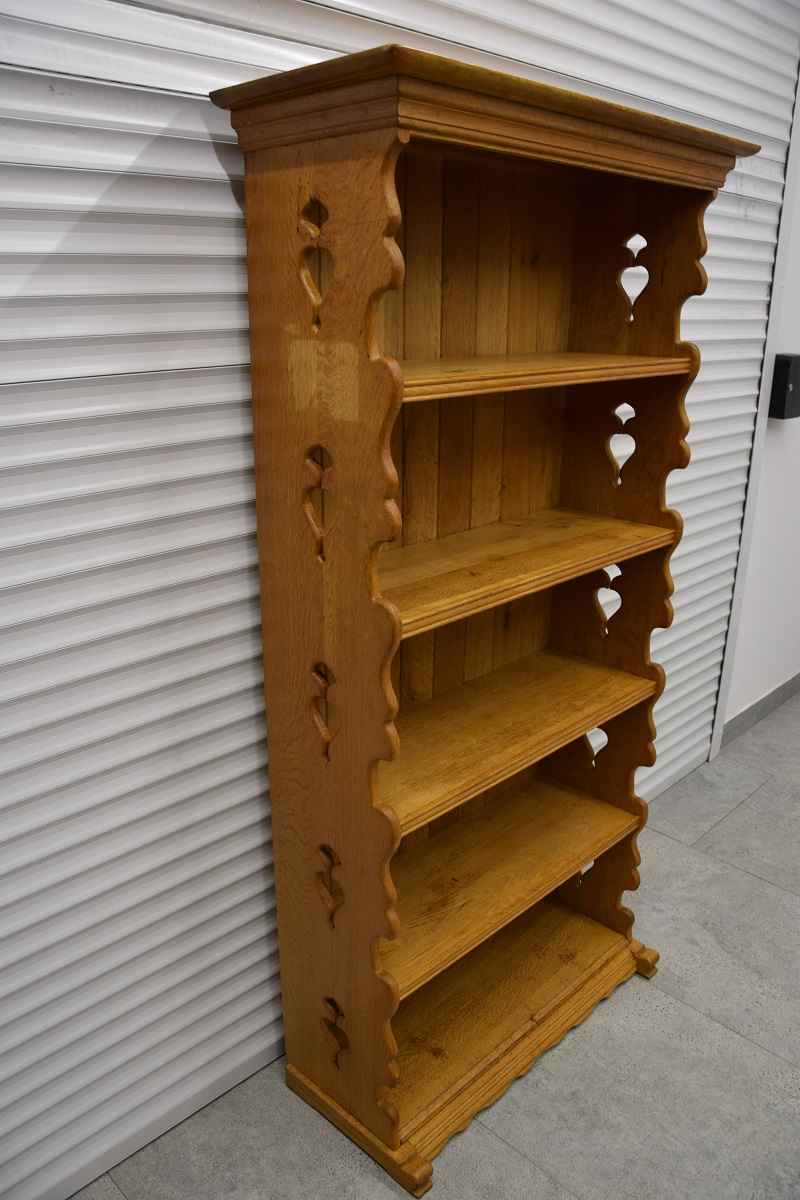 regał z drewna dębowego - super stan Olsztyn - zdjęcie 2