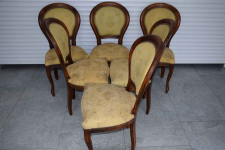 krzesła medaliony 6 sztuk - super stan Olsztyn - zdjęcie 3