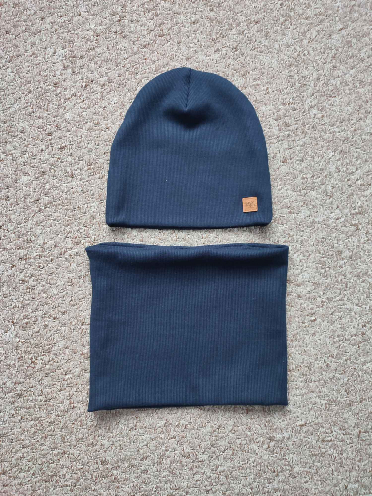 Komplet wiosenny czapka i komin dla dzieci Bytom - zdjęcie 2