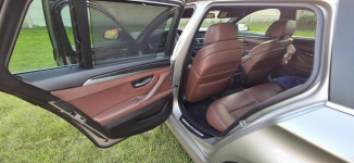 bmw 520D wymieniony rozrząd skóra duza navi Psie Pole - zdjęcie 8