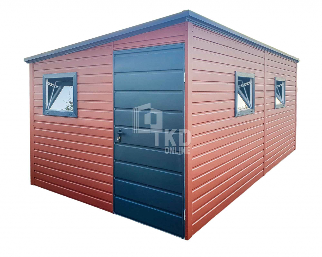 Schowek - Domek Ogrodowy 2,5x4m - Drzwi 3x Okno Dach spad w bok TKD241 Słupsk - zdjęcie 1