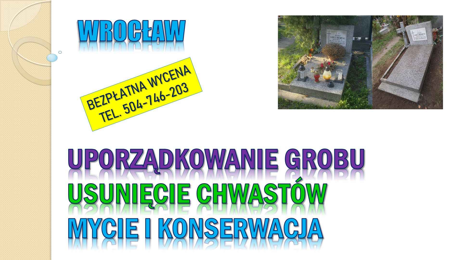 Opieka nad grobem, cennik t504746203, Wrocław, firma sprzątająca groby Psie Pole - zdjęcie 4