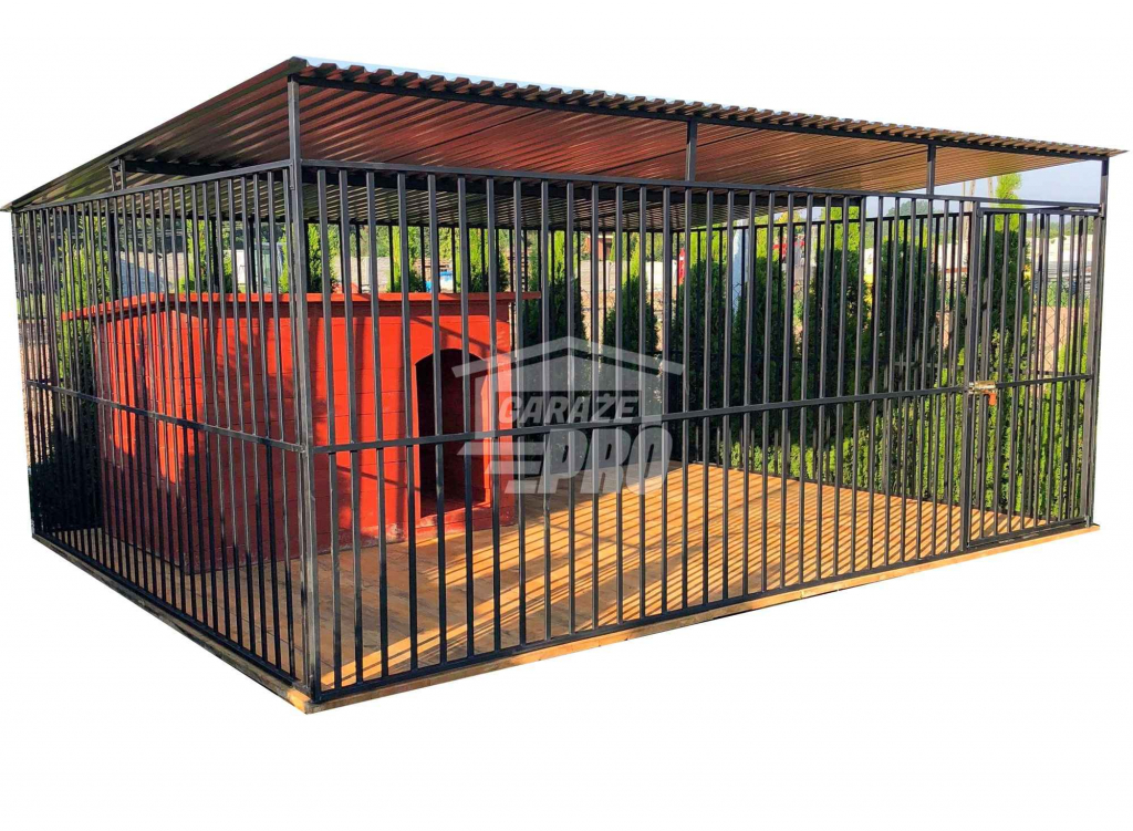 Kojec dla Psów 4x3m - Drewniana podłoga  GP390 Gdynia - zdjęcie 1