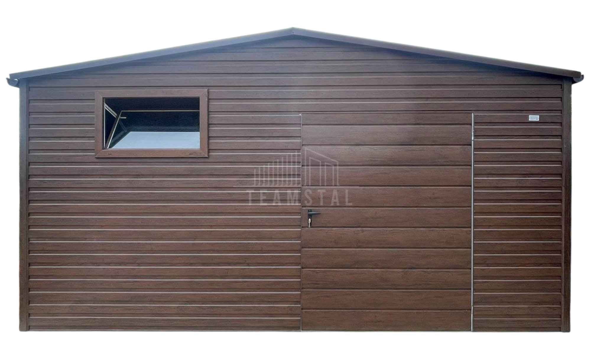 Domek ogrodowy 5,5x4,5 m - drzwi - okno  dach rynny TS1298 Stargard - zdjęcie 1