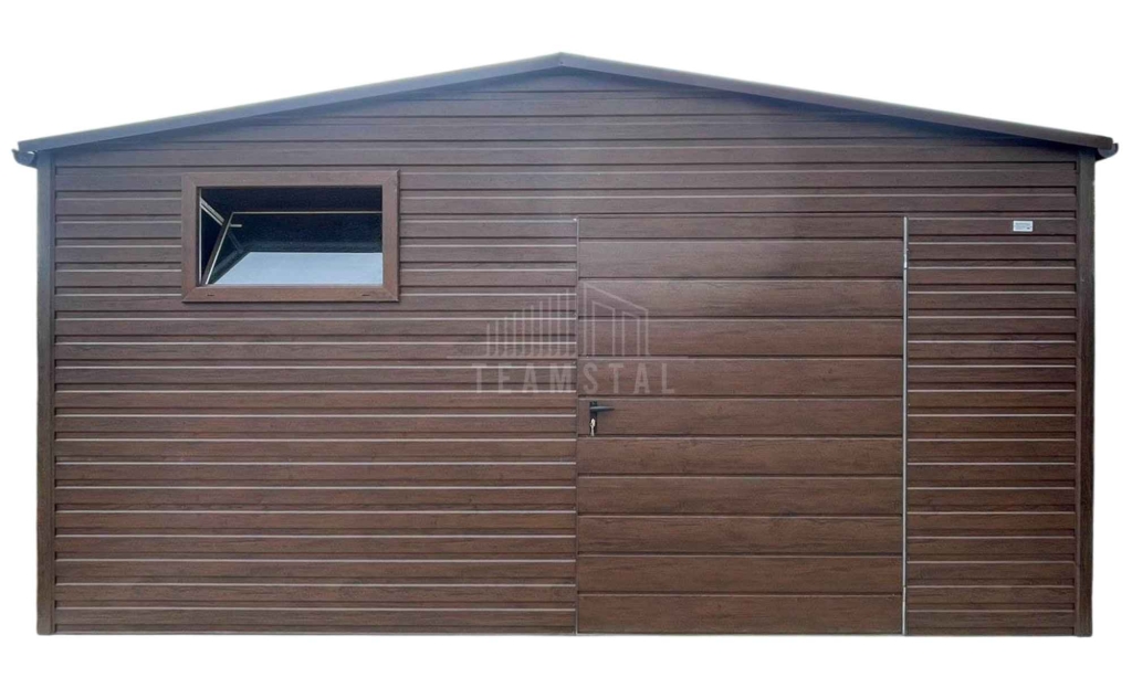 Domek ogrodowy 5,5x4,5 m - drzwi - okno  dach rynny TS1298 Stargard - zdjęcie 1