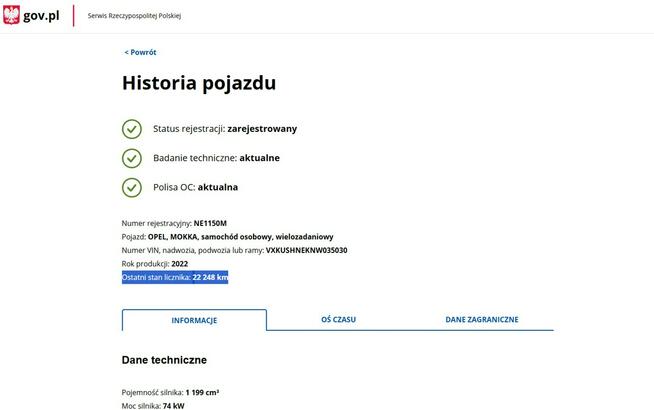 Opel Mokka Benzyna Zarejestrowany Ubezpieczony Elbląg - zdjęcie 2
