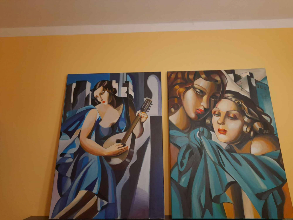 Sprzedamobraz Tamara Łempicka Kobieta z tamburynem Praga-Północ - zdjęcie 1