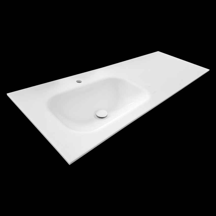 Umywalka łazienkowa, termoformowana z blatu kompozytowego 150x54x1.2cm Bydgoszcz - zdjęcie 1