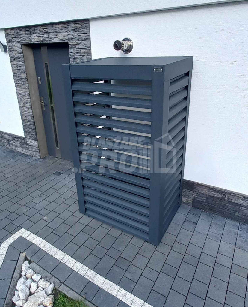 Osłona pompy ciepła 90x50x180 cm  antracyt  GP325 Jastrowie - zdjęcie 6