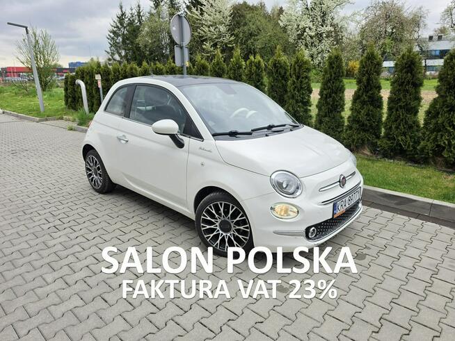 Fiat 500 Fvat/Krajowy/Dolcevita/Bezwypadkowy/Panorama Balice - zdjęcie 1
