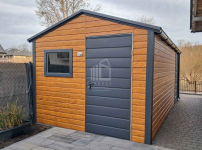 Schowek - domek ogrodowy 3x4m + wiata 1m Drzwi okno rynny dach ID974 Tychy - zdjęcie 2