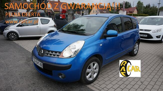 Nissan Note zarejestrowany, ubezpieczony. Gwarancja. Polecam !!! Zielona Góra - zdjęcie 1