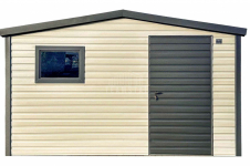 Schowek domek ogrodowy 4x2m drzwi okno dach TS1232