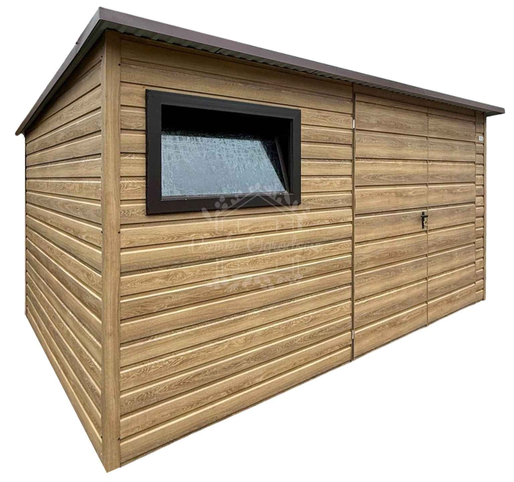 Domek ogrodowy 4x3m okno – winchester – drewnopodobny ID1227 Pabianice - zdjęcie 1