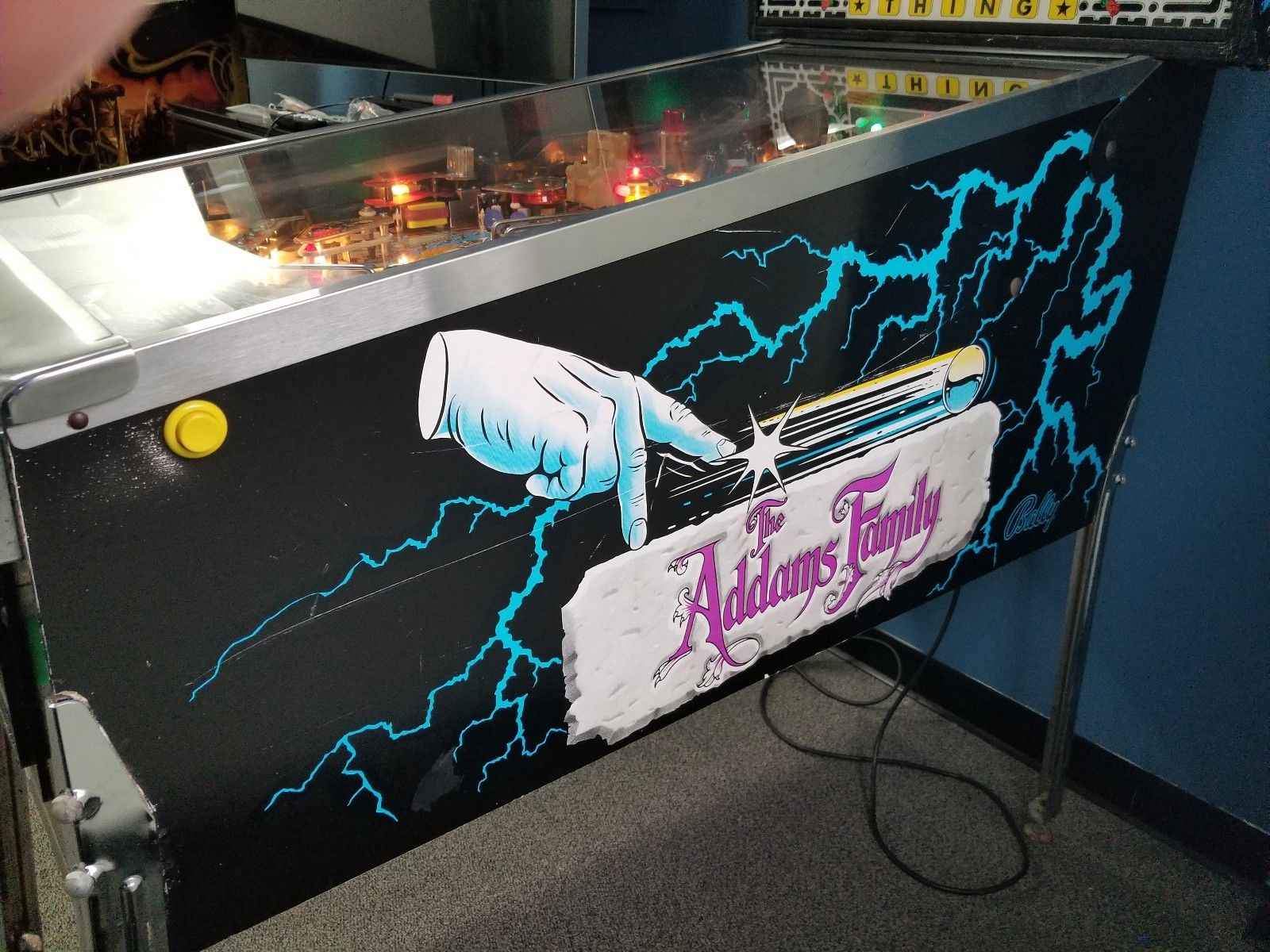 Bally Flipper Pinball Automat Addams Family Gry 1992 Rodzina Addams Wawer - zdjęcie 6