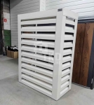 Osłona klimatyzatora – pompy ciepła 100x40x150 cm biały TKD445 Przemyśl - zdjęcie 3
