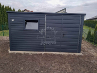 Schowek - domek ogrodowy 4x2m - brama dwuskrzydłowa  antracyt  ID1020 Gdańsk - zdjęcie 5