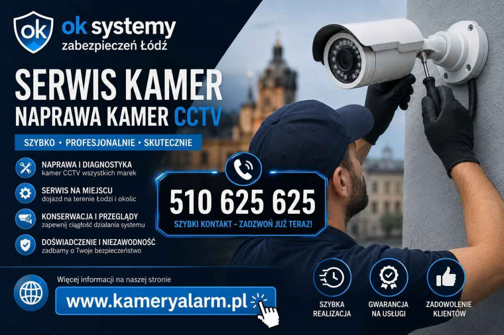 Naprawa Kamer Łódź | Serwis Kamer i Monitoringu CCTV Widzew - zdjęcie 1