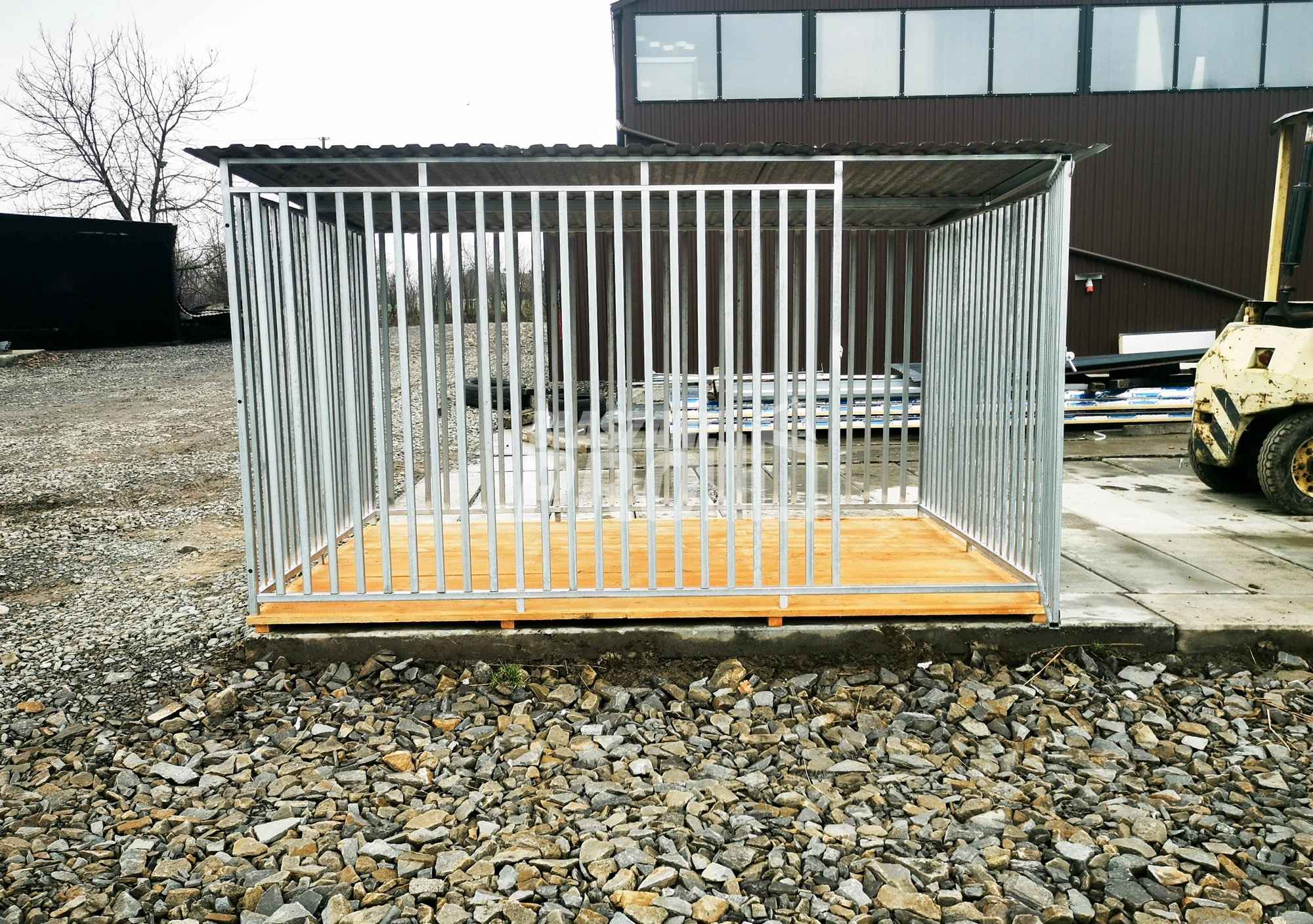 Kojec dla Psa 3x2m  z profili zamkniętych + Podłoga drewniana GP265 Brzesko - zdjęcie 11