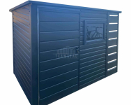 Schowek - Domek Ogrodowy 2x1,5m + wiata 0,5m  Drzwi  okno dach  TS1044