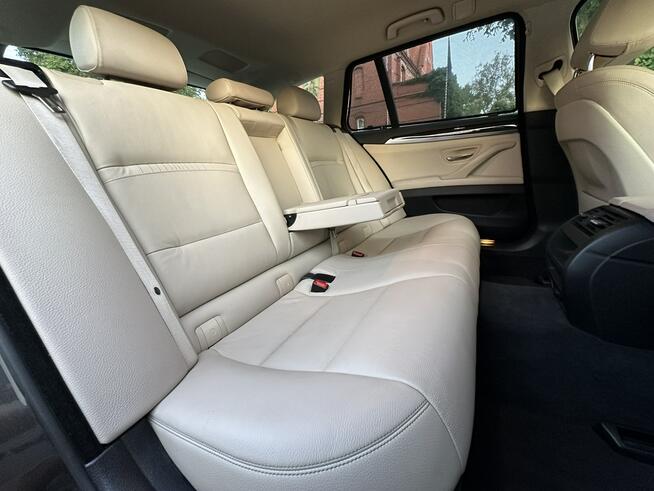LCI F11 520d LIFT 2.0d 184KM Automat Navi iDrive Pdc Led Jasne wnętrze Wijewo - zdjęcie 10