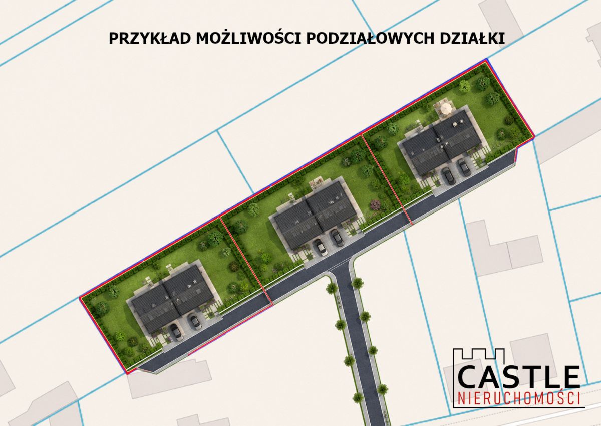 Działka z możliwością podziału na3 działki Kórnik - zdjęcie 3