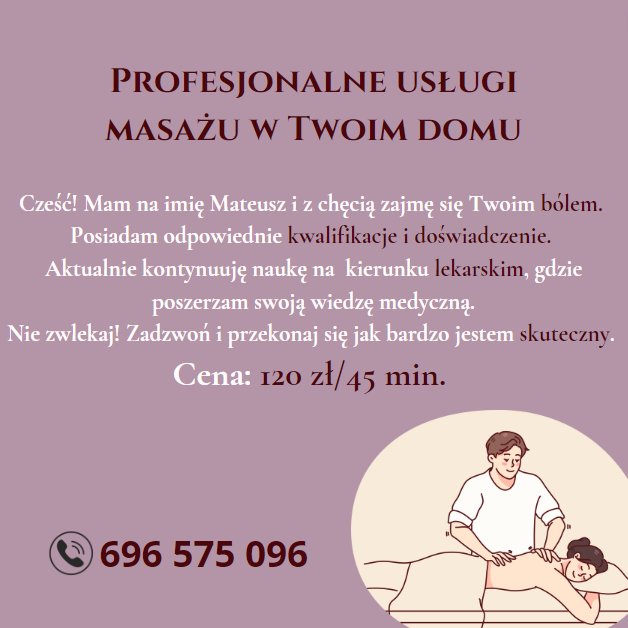 Profesjonalne  usługi masażu w Twoim domu Zabrze - zdjęcie 1