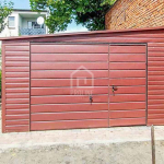 Garaż Blaszany 4,5x7m Brama uchylna Ciemny Brąz Dach spad w bok PLG144 Nowy Sącz - zdjęcie 5