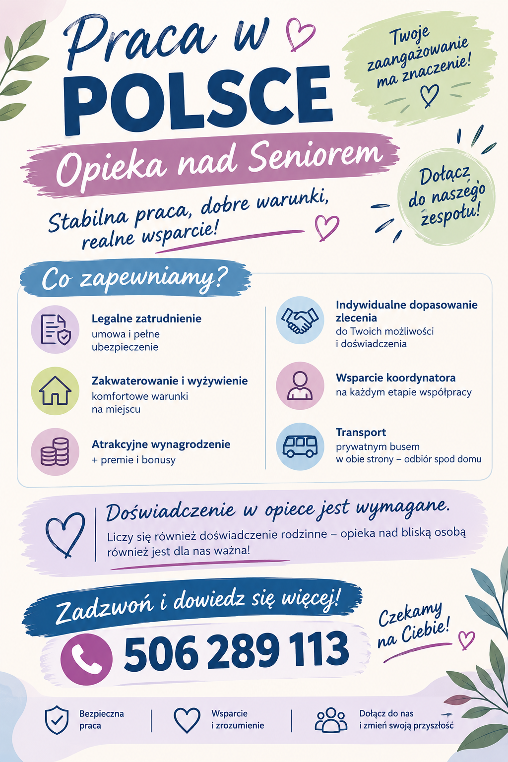 Opieka senioralna w Polsce – praca od zaraz Darłowo - zdjęcie 1