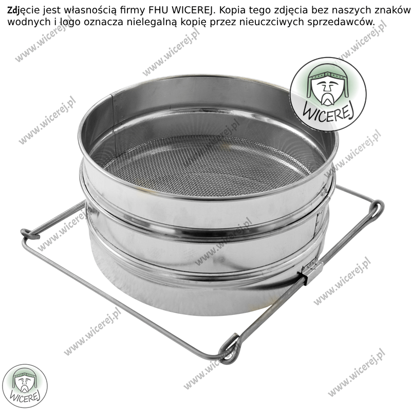 Sito do miodu płaskie podwójne śr. 20cm Jaśliska - zdjęcie 3
