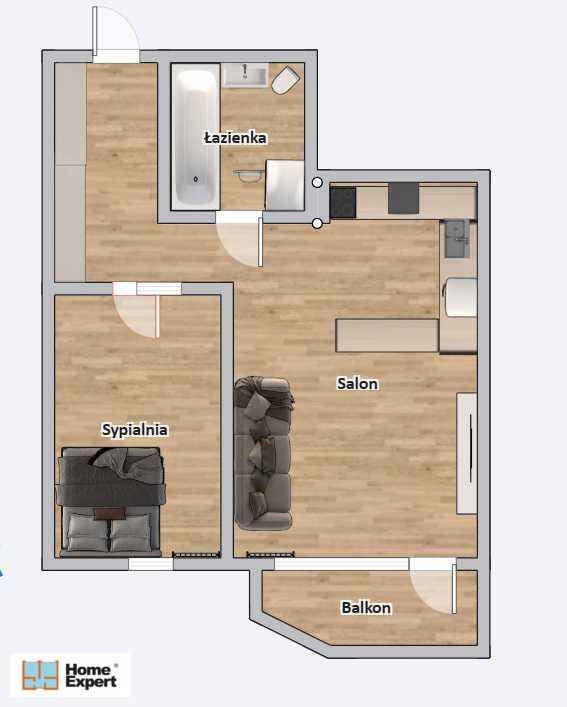 2pok, 36met, okolice Placu Grunwaldzkiego WINDA/BALKON (Wrocław) Śródmieście - zdjęcie 11