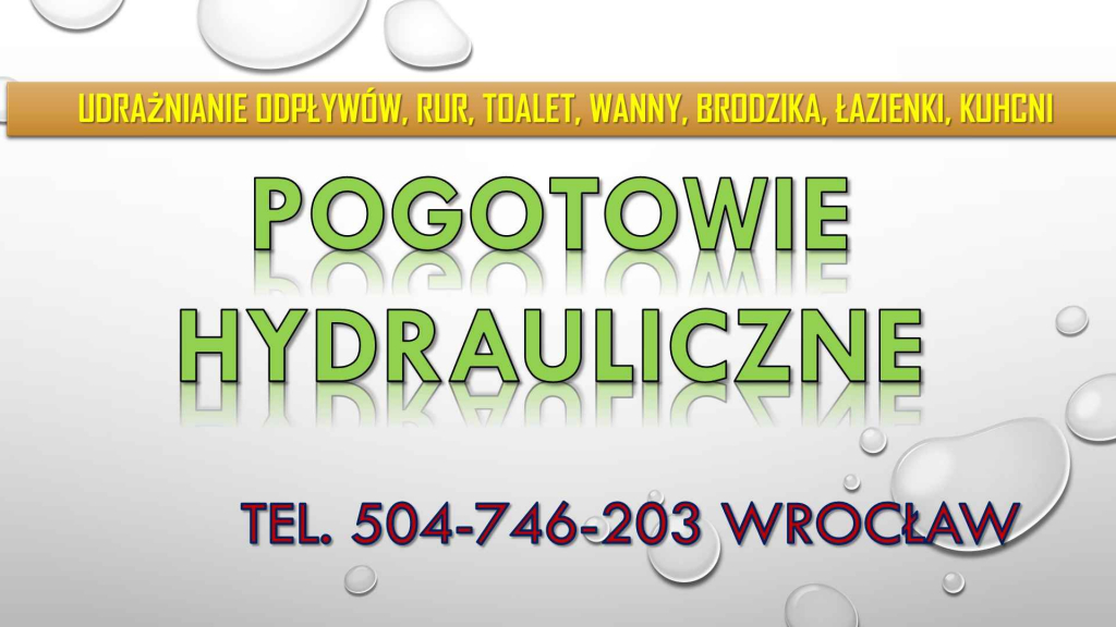 Pogotowie kanalizacyjne, Wrocław, t504-746-203, pogotowie hydrauliczne Psie Pole - zdjęcie 1