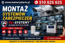 Montaż systemów zabezpieczeń Łódź | Monitoring CCTV | Alarmy | Kamery
