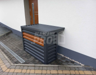 Osłona klimatyzatora - pompy ciepła 90x60x100 cm antracyt GP304 Oświęcim - zdjęcie 8