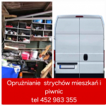 Oprużnianie mieszkań strychów oraz piwnic