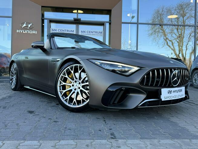 Mercedes SL 55 AMG V8 BITURBO 4MATIC Burmester Gwarancja Salon PL FV23 Łódź - zdjęcie 5