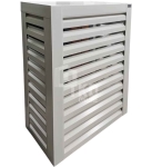 Osłona klimatyzatora – pompy ciepła 100x40x150 cm biały TKD445