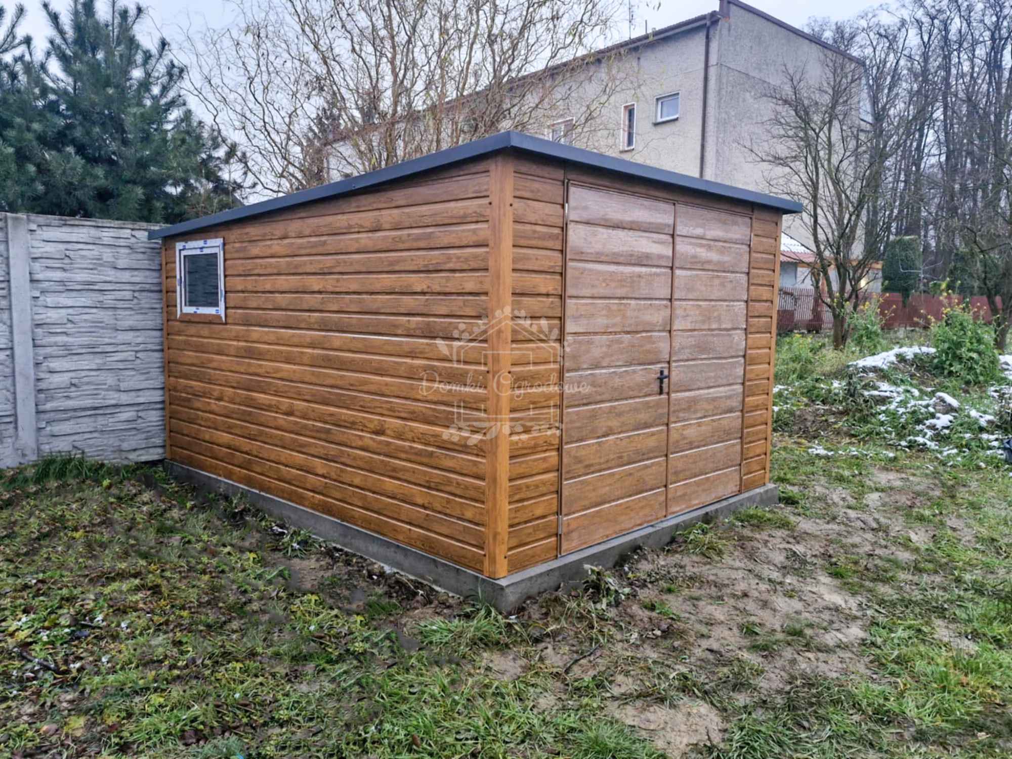 Schowek - domek ogrodowy 3x4m  okno  drewnopodobny  spad w tył ID843 Łuków - zdjęcie 4