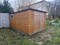 Schowek - domek ogrodowy 3x4m  okno  drewnopodobny  spad w tył ID843 Łuków - zdjęcie 4