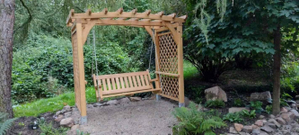 Pergola z huśtawką Tokarnia - zdjęcie 4