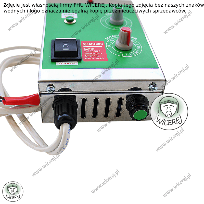 Napęd elektryczny do miodarek 12V analogowy silnik do wirówki do miodu Jaśliska - zdjęcie 9