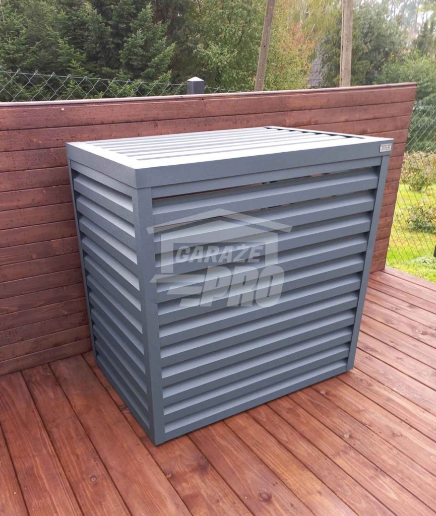 Osłona klimatyzatora - pompy ciepła 90x50x130 cm antracyt GP303 Gdynia - zdjęcie 3