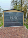 Garaż blaszany 3x6m - Brama uchylna  Drewnopodobny dwuspadowy GP445 Radom - zdjęcie 3